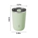 thumbnail image 3 of Fiudx Taza de Café con Agitación Magnética Automática, Diseño de Acero Inoxidable con Automezcla, Recargable Por Usb, Fácil de Usar, para Uso En Casa o En La Oficina, Capacidad de 380 Ml, Opciones de, 3 of 6