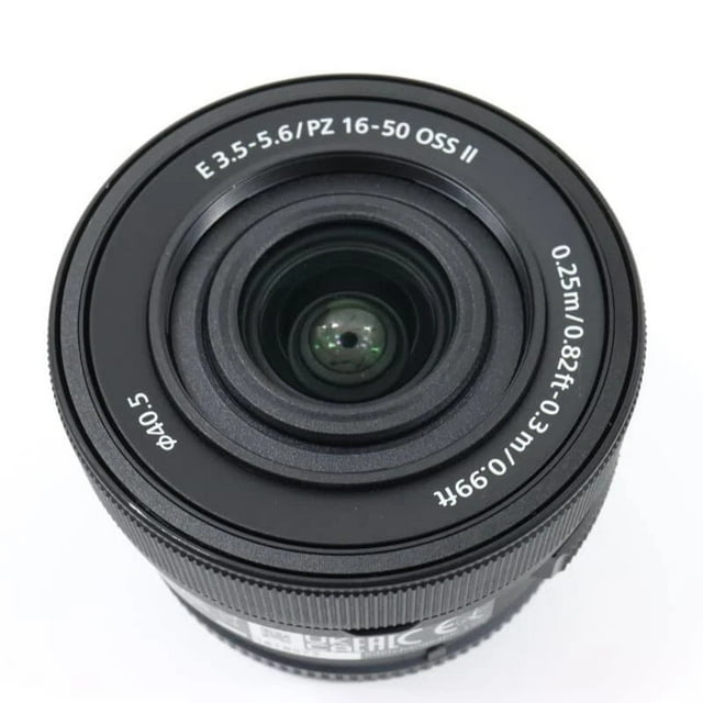 Sony E PZ 16-50mm f/3.5-5.6 OSS II Objectif (Noir, Boîte Blanche)