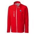 thumbnail image 2 of Men's Cutter & Buck  Red New Hampshire Fisher Cats  Clique Telemark Eco Stretch Softshell Full-Zip Jacket, 2 of 3