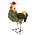 thumbnail image 2 of Estatuilla de pollo Granja Patio decorativo Hogar Luces solares al aire libre Jardín Verde 40x18x47cm Cola Estatua al aire libre, 2 of 8