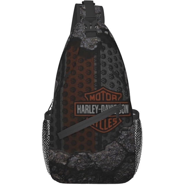 AL22 Harley Davidson Anti-Theft Backpack Messenger Bag Small Multi-Function Backpack for Unisex