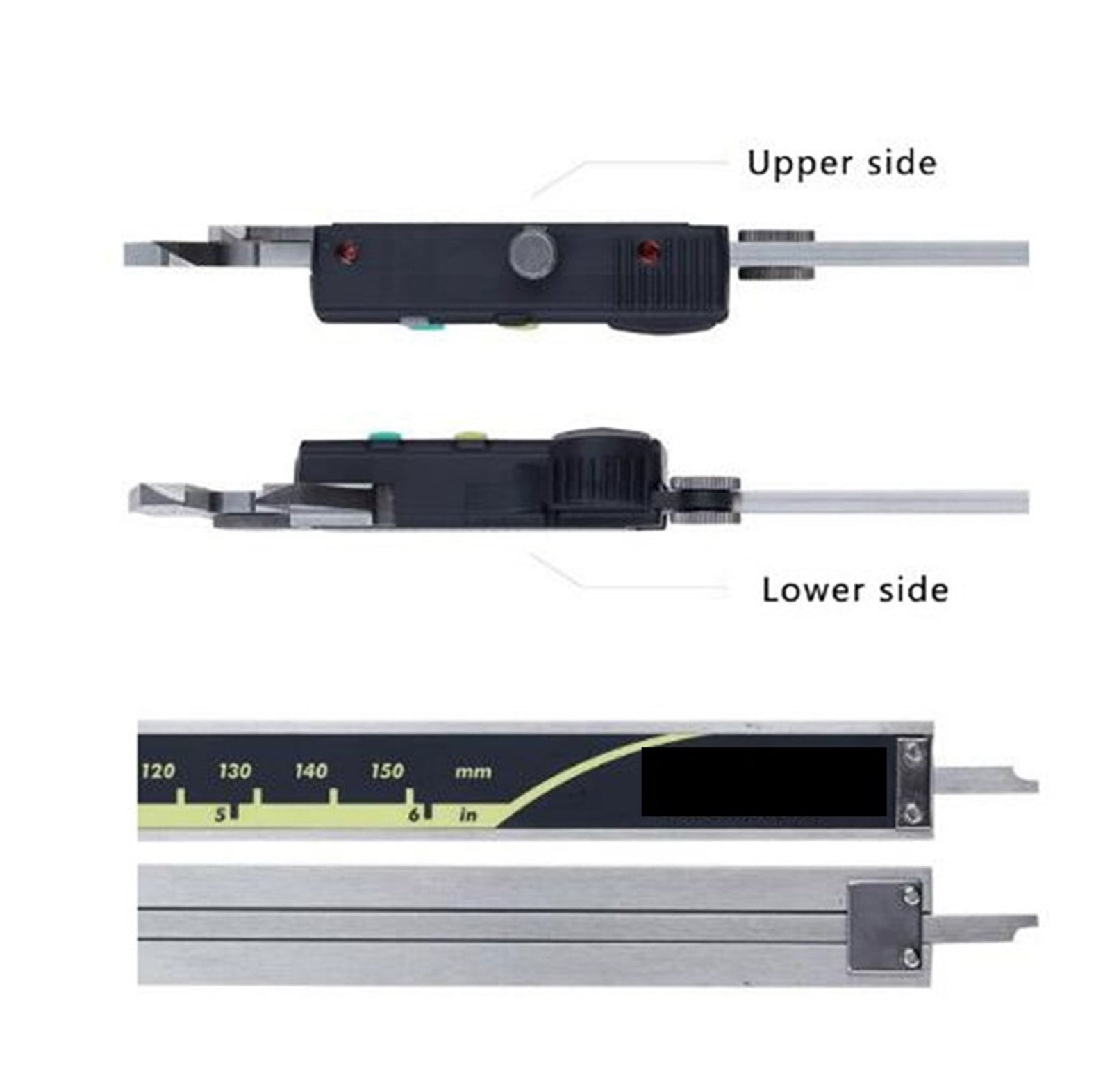 Caliper Absolute 500-197-20 Digital Calipers Stainless Steel Inch/Metric 8" 0-200mm Range -0.001" Accuracy 0.0005&quot ,Easy to Operate