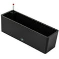 thumbnail image 3 of oshhni Rectangle Self Watering Planter Window Box for Indoor Plants Windowsill Home Black, 3 of 9