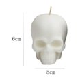 thumbnail image 2 of ShengapQ Spooky Skull Figurine Aroma Candle, Halloween Decor, Scented Candle for Parties, Creepy Gothic Decoration, Long Lasting Gentle Aroma, 2 of 5