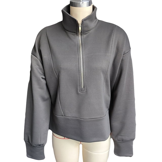Sudadera con cremallera, sudadera informal de manga larga, sudadera con cuello alto y manga larga, sudadera con cremallera de manga larga, tecnología avanzada