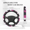 thumbnail image 4 of XMXT Cute Cartoon Dragon Fruit Steering Wheel Cover, Elastic Non-Slip Universal Fit Car Decor Accessories Protector for Auto SUV Trucks, 4 of 8
