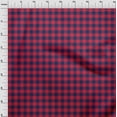 thumbnail image 3 of oneOone Cotton Cambric Navy Blue Fabric Gingham Check Sewing Material Print Fabric By The Yard 56 Inches Wide, 3 of 4