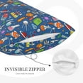 thumbnail image 3 of Lsque Different Chemical Things Pattern Pillow Case – Soft & Cozy Throw Pillow Cover, Hypoallergenic Cushion Case for Sleeping Women with Envelope Closure-14"x20", 3 of 6