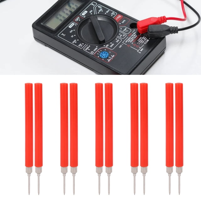 Multimeter Test Probe Solderless Test Needle Voltage Routine Circuit Testing 30Vac-60Vdc 24A Current