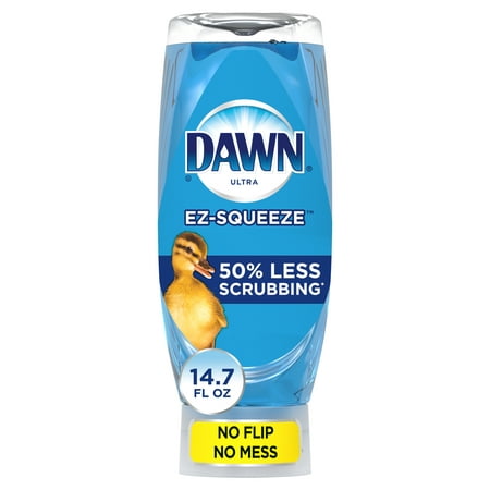 Dawn EZ-Squeeze Ultra Dish Soap Dishwashing Liquid, Original Scent, 14.7 fl oz