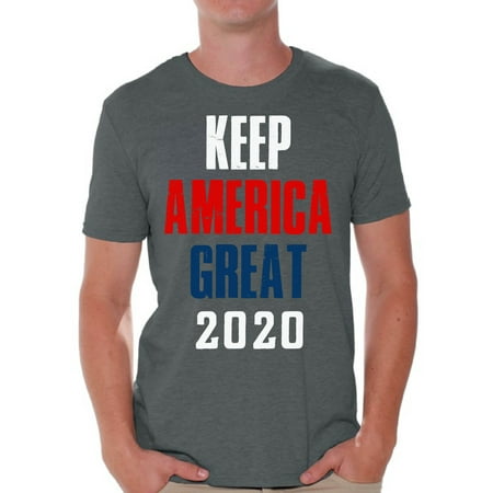 Awkward Styles Trump'20 for President 2020 Elections Men T Shirt Republican Party Candidate Patriotic Clothing Collection 2020 Choice Donald Trump Fans Re-Elect Trump 2020 American President