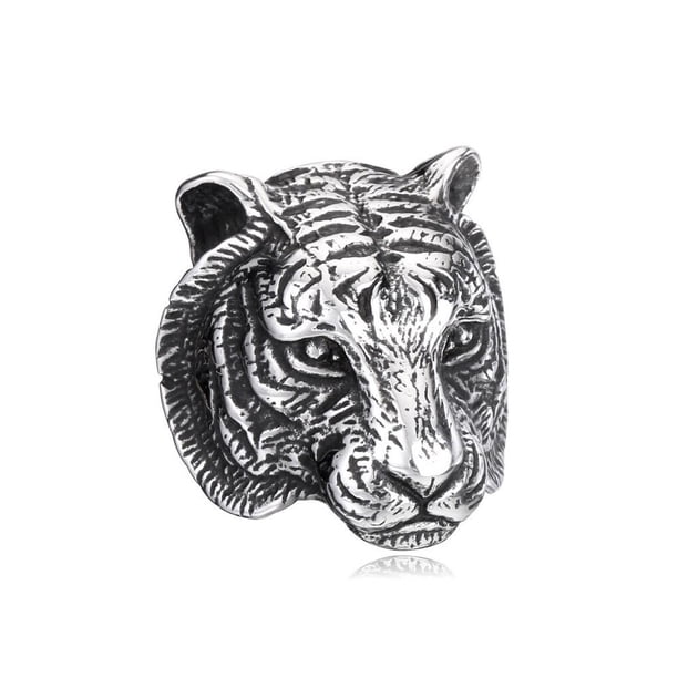 Minnieouse Anillo de hombre Cool Animal decorativo Casual mano joyería ropa decoración círculo exquisito elegante pareja cumpleaños artesanía Ropa, zapatos y accesorios Miscelánea Talla 13