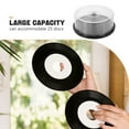 thumbnail image 3 of SHISUYAN CD/DVD Cake Box Spindle Empty DVD Storage Bucket Clear CD Holder 25 Disc Capacity Storage Containers Plastic Column DVD Bucket With Black Spindle, 3 of 8