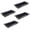 Black, variant on 4Pcs Metal Floor Register Cover With Adjustable Louvers Smooth Quiet Airflows Anti-blocking Central Conditioner Grille