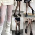 thumbnail image 2 of Lolita Girl Cute Love Heart Print Tights Mujeres Sexy Gothic Punk Magical Five-Pointed Star Mesh Fish Net Pantyhose Medias para el cuerpo Gao Jinjia LED, 2 of 2