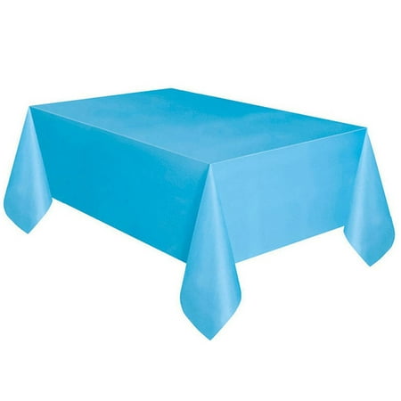 

Wesracia Large Plastic Rectangle Table Cover Cloth Wipe Clean Party Tablecloth Covers SB