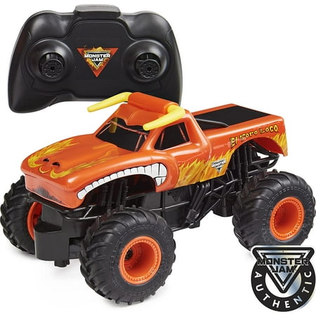 Official El Toro Loco Remote Control Monster Truck, 1:24 Scale, 2.4 GHz, for Ages 4 and up