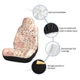 thumbnail image 6 of Car Seat Covers Are Protected From Dust And Spillage And Elastic Straps Are Easy To Install For Easy Car Suv Truck Delivery Rose Gold Foil Leopard Print_42 1, 6 of 8