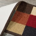 thumbnail image 4 of Ottomanson Non-Slip Rubberback Checkered 8.5" x 26" Indoor Stair Treads, 14 Pack, Multicolor, 4 of 11