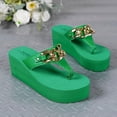 thumbnail image 6 of ibiyuan Dressy Flip Flops for Women Thong Sandals Non- Rubber Sole Cute Slippers for Women Elegant Orthofeet Shoes for Women, 6 of 6