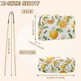 thumbnail image 4 of FORMRS Women Crossbody Purse with Chain Strap Vegan Leather Shoulder Handbag, Orange Bees, 4 of 7