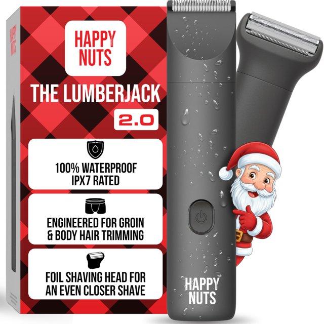 Recortadora corporal HAPPY NUTS Lumberjack 2.0 a prueba de agua recargable