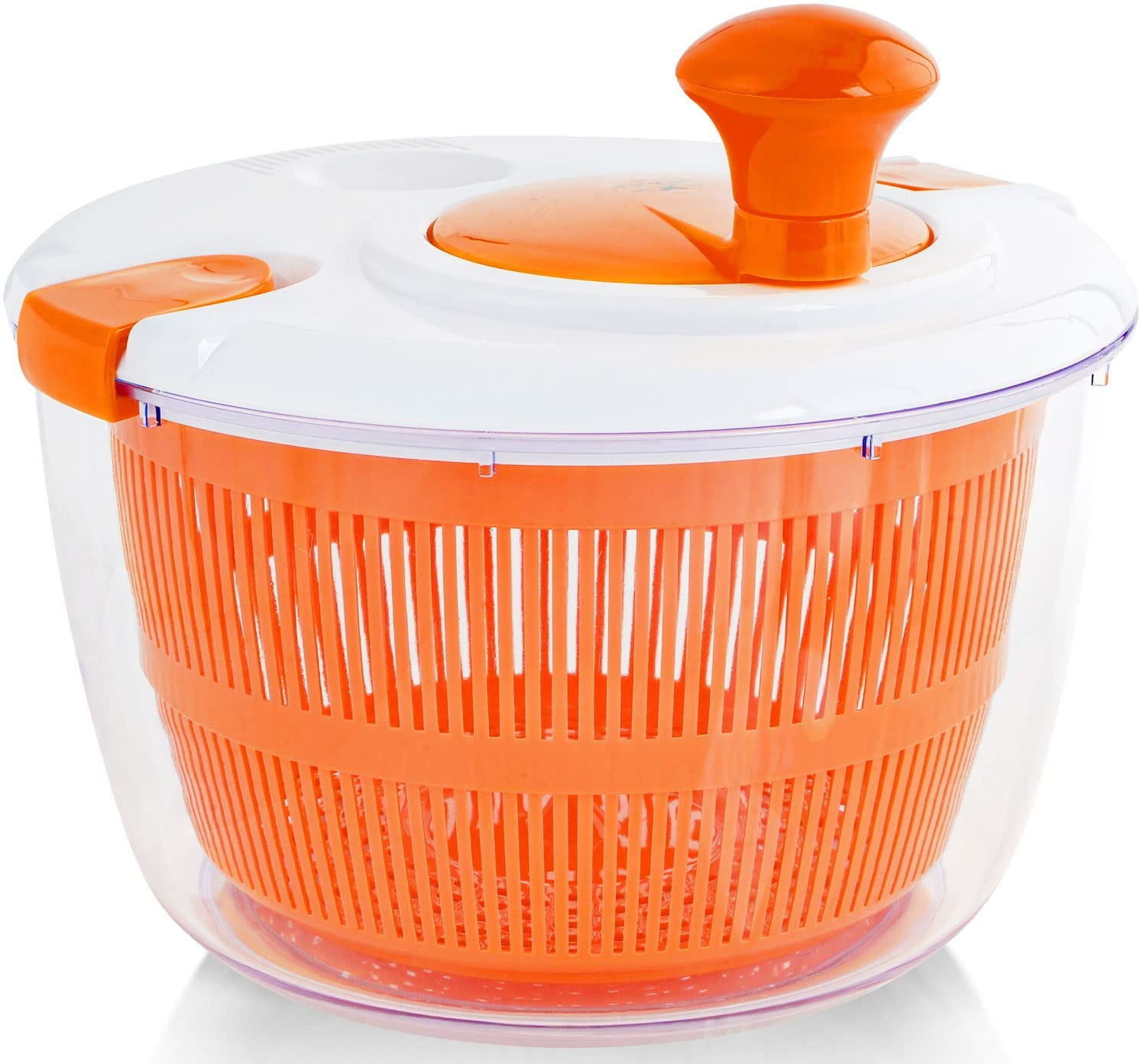 YDHely Salad Spinner Large 5L Capacity Manual Lettuce Spinner With
