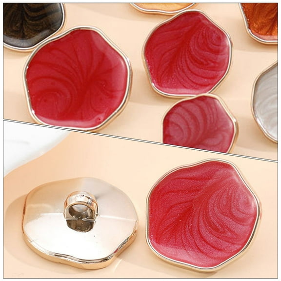 Supvox Button for Coat Jackets Plastic Red 20Pack