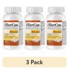 (3 pack) FiberCon Fiber Therapy Coated Caplets, Safe, Simple & Comfortable Insoluble Fiber for Bowel Irregularity, Comfortable Constipation Relief with No Gas or Bloating, 140 Caplets