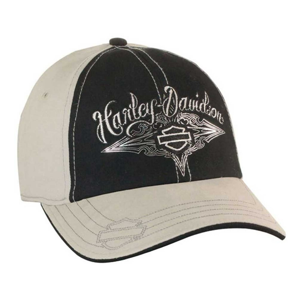 Womens Stretch Fit Baseball Cap Bar & Shield Birch/Black BC07788