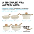 thumbnail image 4 of Batería de Cocina Antiadherente Casa Litus con Cubierta de Cerámica 10 Piezas, 4 of 9