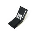 thumbnail image 4 of Cartera triple nublada negra para hombre Cartera antirrobo de piel de vaca con cepillo RFID JM, 4 of 5