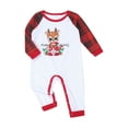 thumbnail image 5 of Binpure Parent-Child Christmas Pajamas, Cartoon Tops with Plaid Pants/Jumpsuit, 5 of 9