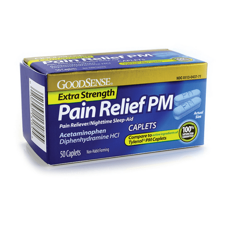 Good Sense Pain Relief Pm Extra Strength 50 Cplts