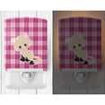 thumbnail image 2 of Kitten Cat on Pink Ceramic Night Light, 2 of 2
