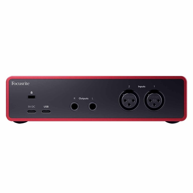 Focusrite Scarlett 2i2 4th Generation 2-in 2-out USB Audio