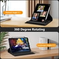 thumbnail image 4 of Funda giratoria Fintie para iPad Pro M4 de 11 pulgadas (2024) con lápiz, 4 of 9