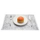 thumbnail image 4 of Dining Table Mats, Table Mats, Kitchen Table Mats, Set Of 4 Silver, 4 of 5