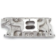Edelbrock 3721 Performer 260/289/302 Intake Manifold; Satin Finish; EGR; Idle-5500rpm; Street/Hi Performance Use Only;