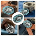 thumbnail image 4 of DESIGNICE Western Cowboy Belt Buckle with Turquoise Horse Head Belt Buckles for Men Woman, 4 of 4