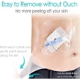 thumbnail image 3 of Fonmwin Waterproof Shower Protector BanFonmwine 10x12 inch for Surgery Incisions Guard Tattoo Second Skin Healing Aftercare Cover Bath Patch Transparent Film Clear Adhesive Wounds Dressing (10Pcs), 3 of 5