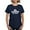 Navy, variant on - Namaste In Bed Women's Value T Shirt - Women's Traditional Fit Dark T-Shirt