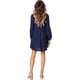 thumbnail image 5 of Vestido túnica de verano para mujer, cuello en V, informal, suelto, fluido, vestidos de cambio de columpio Ormromra WMZL-2054-31, 5 of 7