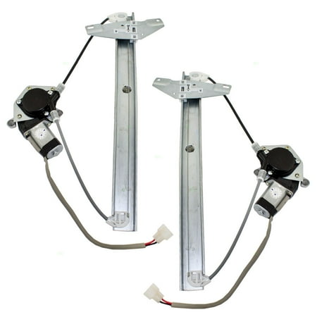 Wagon Front Regulator - Pair Set Front Power Window Lift Regulators & Motors Assemblies Replacement for Toyota Camry Sedan & Wagon 6982006021 6981006021
