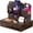 Brown, variant on Nightstand Organizer for Men,Phone Docking Station with Cable Management,Night Stand with Drawer,Bedside Organizer for Watches,Keys,Wallets,Gifts for Men(Brown)