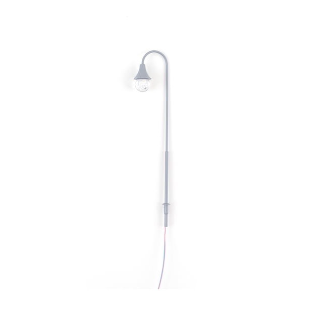 Advancent Modelo de lámpara de vía férrea para exteriores, farola de carretera, diseño de construcción Simple, accesorios, luz LED para parque, Artesanía Gris (blanco cálido) Advancent HA066588-06