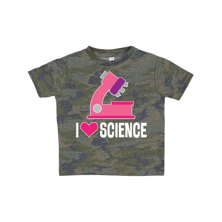 

Inktastic I Love Science Future Scientist Girls Gift Toddler Toddler Girl T-Shirt