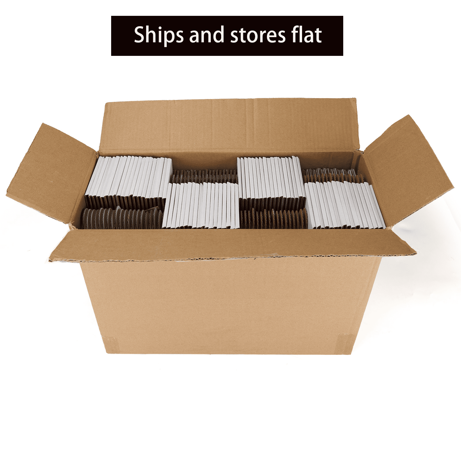 (75 pack)6x4x3 Shipping Boxes, Small Tuck-Top Corrugated Box, Mailer Box, white