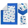thumbnail image 6 of Little Star 100% Organic Cotton 3 Piece Crib Bedding Set - Reversible Comforter and 2 Fitted Sheets, 6 of 9