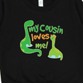 thumbnail image 3 of Inktastic My Cousin Loves Me Dinosaur Toddler Sweatshirt, 3 of 4